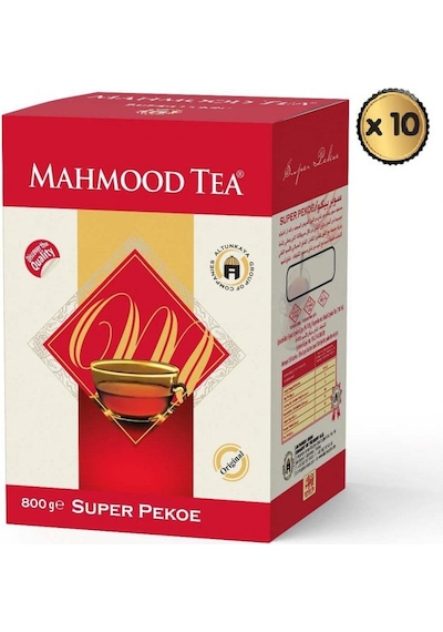 Mahmood Tea Super Pekoe 800 Gr Çay x 10 Paket ( 1 koli )