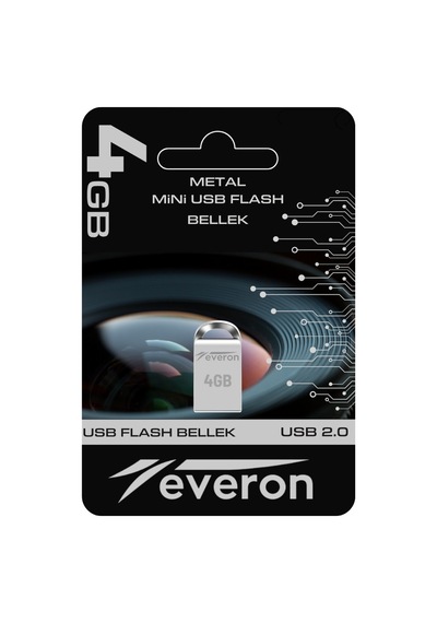 Everon 4gb Metal Usb Mini Flash Bellek