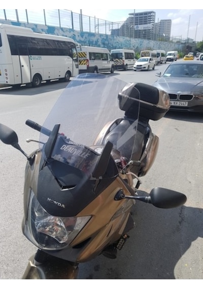 Zeus Motor 2006-2009 Honda Nt 700 V Deauville Abs Uyumlu Ön Cam Açık Füme