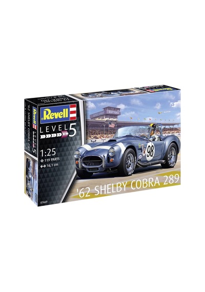 Revell Maket Model Kit 62 Shelby Cobra 07669