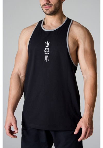 Pose I Down Push Beyond Limit Oversize Atlet Siyah