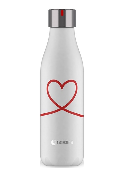 Les Artistes Paris Isı Yalıtımlı Çelik Termos Matara 500ml Love Renkli