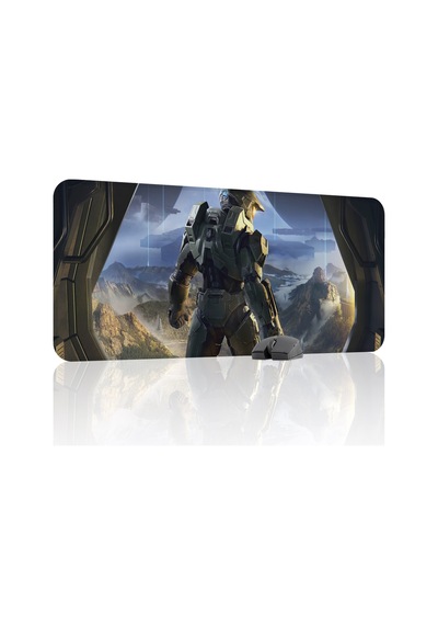 Halo Kaymaz Dikişli Kauçuk Oyuncu Mousepad V3 - 90x40 Xxl Gaming Mouse Pad Fare Altlığı