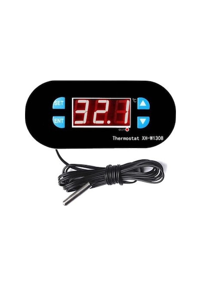 XH-W1308 Röle Çıkışlı Dijital Termostat 12V Sıcaklık Kontrol Cihazı