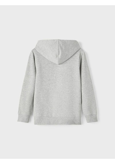 Name It Among Us Baskılı Kapüşonlu Sweatshirt-erkek Çocuk-günlük Gri