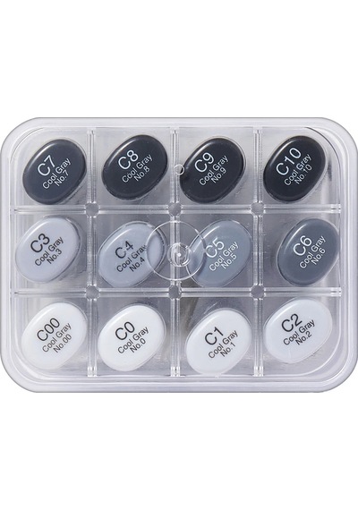 Sketch Set Cool Grey 12 Lı