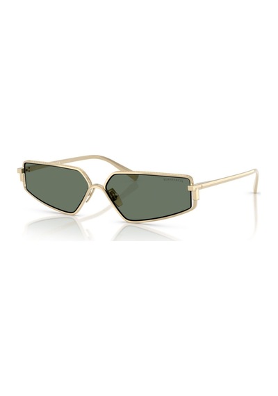 Tiffany Co. Tf 3113kb 62243h 60 Kadın Geometrik Gold Metal Güneş Gözlüğü Altın