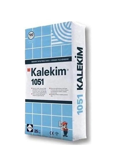 Kalekim 1051 Gri Seramik Yapıştırma Harcı 25 Kg
