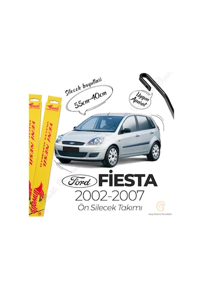 Ford Fiesta Muz Silecek Takımı 2002-2007 İnwells