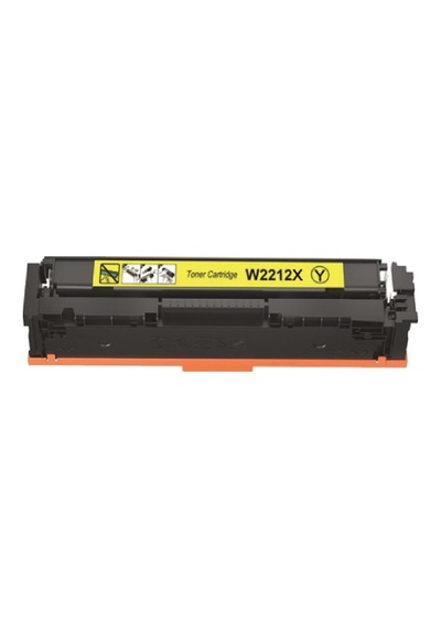 Hp W2212x 207x Uyumlu,  Toner Çipsiz Sarı Yüksek Kapasite Toner M255 Mfp M282 Mfp M283