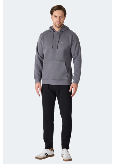 Slazenger Moonlıght I Erkek Gri Sweatshirt Gri