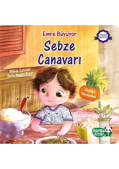 Sebze Canavarı - Emre Büyüyor - Wikan Satriati - Bambu Kitap