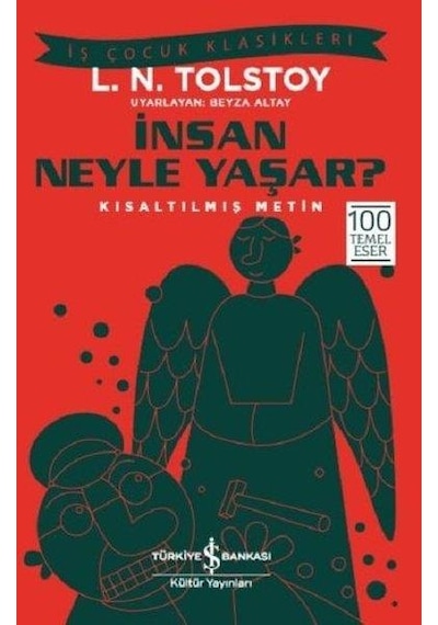 İnsan Neyle Yaşar - Tolstoy - Türkiye İş Bankası Kültür Yayınları