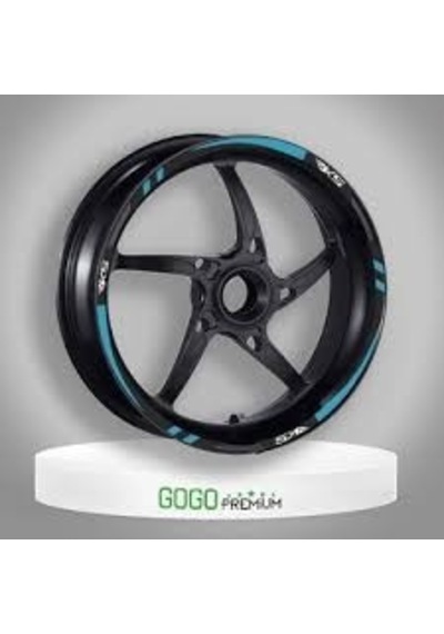 Jant Şeridi Karışık Reflektörlü Lüks Gogopremium Siyah
