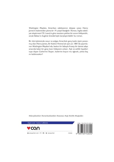 Washington Meydanı - Henry James -  Can Yayınları