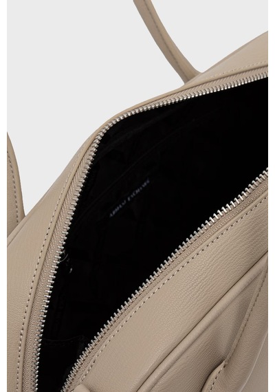 Armani Exchange Logolu Ayarlanabilir Omuz Askılı Çanta Kadın Çanta Xw003034 Af26577 U6208 Ekru