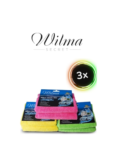 Wilma Secret Mikrofiber Havlu 3'lü 50 x 70 CM