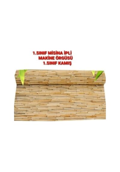 Bambu Çit Kamış Çit Doğal Bambu Hasır Gölgelik