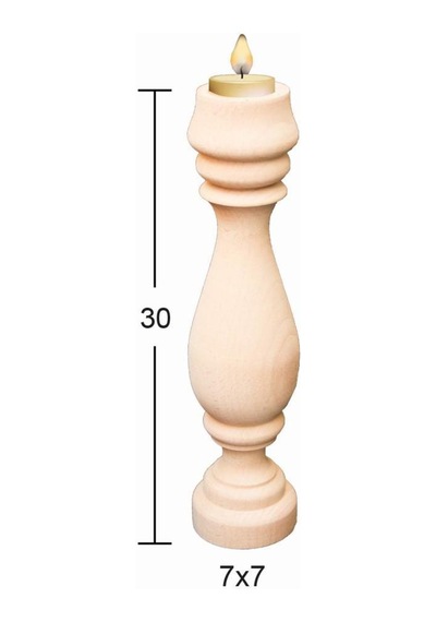 Ahşap Şamdan Şa-49