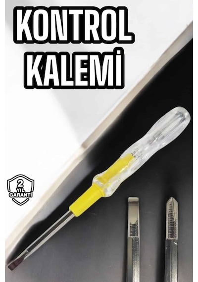 Test Cihazı Kontrol Kalemi Çift Başlıklı Şeffaf Elektrik Testi