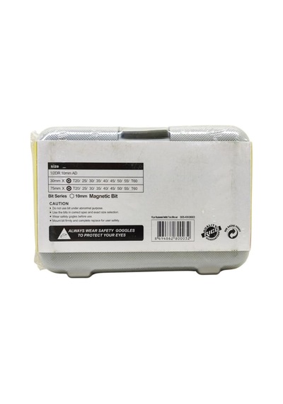 Nalburkent Rico Manyetik Kaplamalı Delikli Torx Bits Set 19 Parça Kk0003