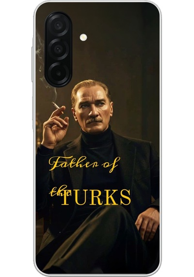 Samsung Galaxy A26 Uyumlu Atatürk Father Of The Turks Baskılı Silikon Kılıf Renkli