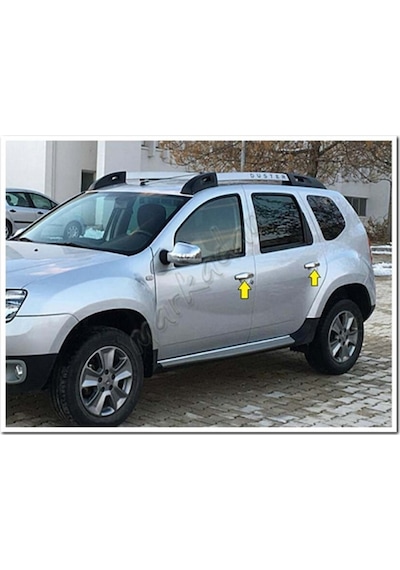 Woc Chrome Dacia Duster Krom Kapı Kolu 2010-2017 4 Kapı  Paslanmaz