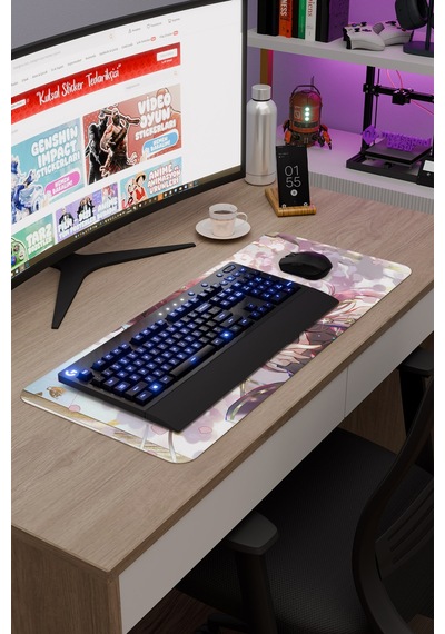 Heizou Genshin Impact Anime Oyuncu V2 - 70x30 Xl Gaming Mouse Pad Fare Altlığı