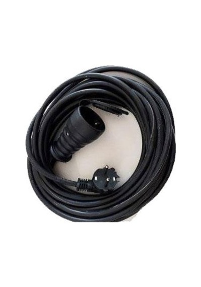 15 Metre 3x2.5 Mm² Topraklı Tekli Kauçuk Seyyar Uzatma Kablosu Ttr/cca