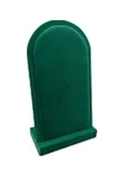 Yerli Üretim Batum Model Süet Kumaş Yeşil Renk 26/15 Cm Ayaklı Kolye Sergileme Standı Çok Renkli