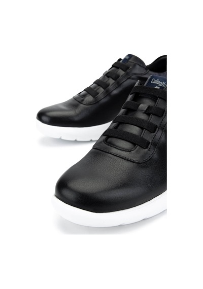 Callaghan Erkek Hakiki Deri Siyah Sneakers & Spor Ayakkabı 618 51314 Erk Ayk Y25 Negro Siyah