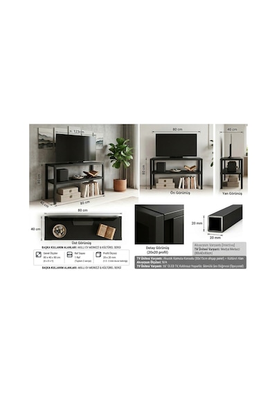 Akyaryum Sehpası Tv Sehpası Tv Ünitesi Kahve Köşesi Raflı Sehpa 80 Cm Siyah - 938829740 Siyah Akyaryum Sehpası Tv Sehpası Tv Ünitesi Kahve Köşesi Raflı Sehpa 80 Cm Siyah - 938829740 Siyah