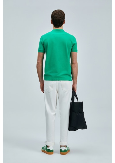 Lufian Erkek Polo Yaka T Shirt 111040206 Açık Yeşil Açik Yeşil