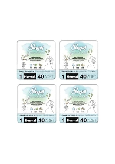 Bio Natürel Premium Plus Günlük Ped 40 Li 4 Adet