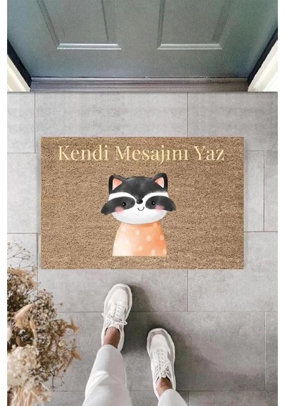 Dijital Baskı Kişiye Özel İç Kapı Dekorasyon Paspas Ps11196 Renkli