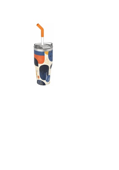 Vagonlife 670 Ml Çelik Termos Açık Beyaz - Kırmızı