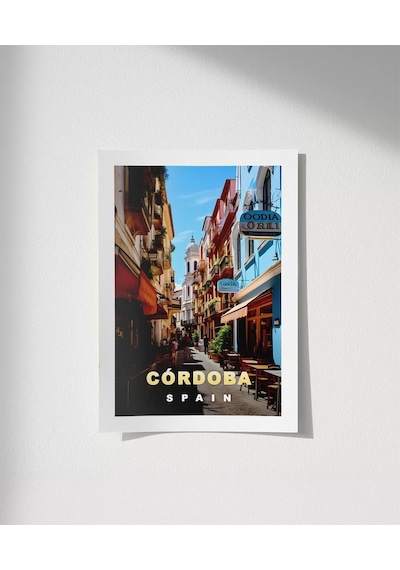 Çerçevesiz Poster Córdoba'nın Tarihi Sokakları