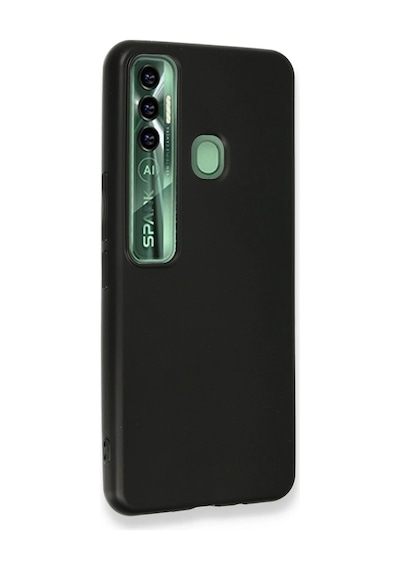 Cosmotex Newface Tecno Spark 7 Pro Kılıf First Silikon - Siyah