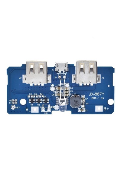 Çift Usb Girişli 5v 2a Powerbank Modülü