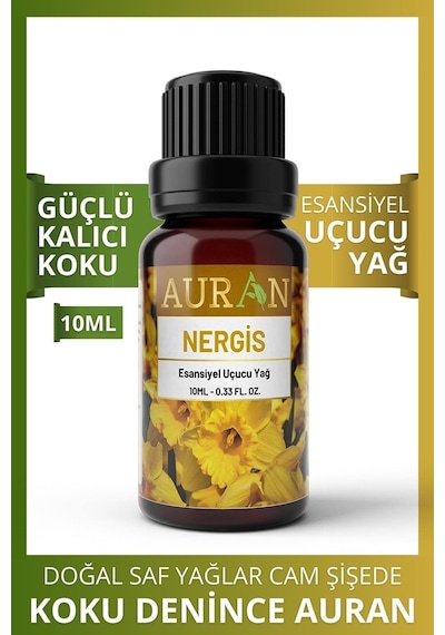 AURAN Nergis Esansiyel Uçucu Koku Yağı Buhurdanlık Yağı 10ML