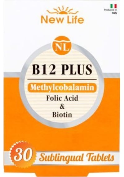New Life B12 Plus 30 Dilaltı Tablet