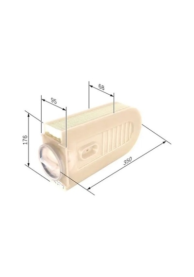 Mercedes C220 W204 Hava Filtresi 2009-2013 Bosch F026400432