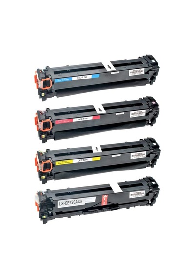Hp 128A / Cm1415 / Cp1525 / Ce320A Set Uyumlu Toneri -