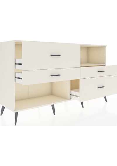 Hyperion Konsol Tek Raflı 4 Çekmeceli 176x44x99 Aytaşı-aytaşı Aytaşı-aytaşı