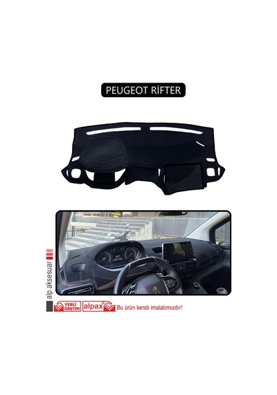 Peugeot Riftertorpido Koruma Halısı Siyah Kenar