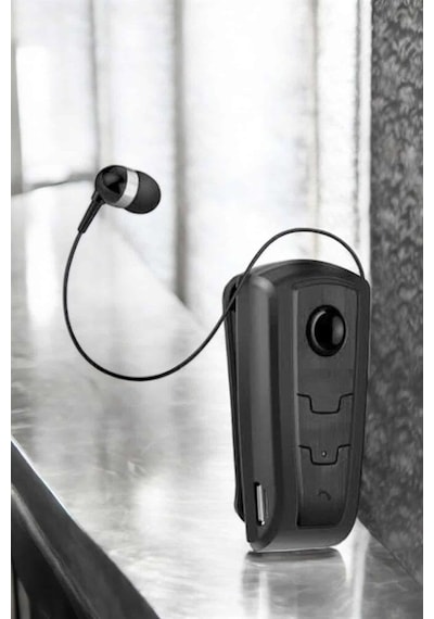 Makaralı Bluetooth Kulaklık Kulak İçi Android İos Uyumlu Titreşimli