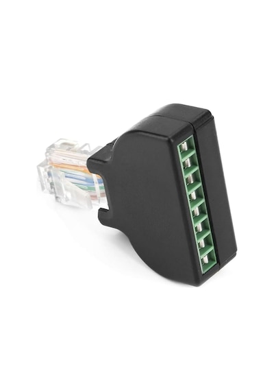 Rj45 To Screw Terminal Vidalı Klemens Çevirici