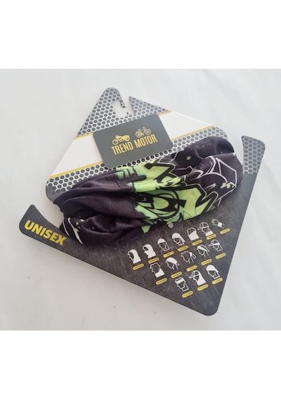 Buff Maske Bandana Green - Motosiklet Atv Bisiklet