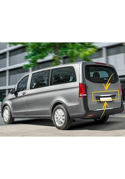Mercedes Vito W447 Bagaj Çıtası Paslanmaz Çelik Krom