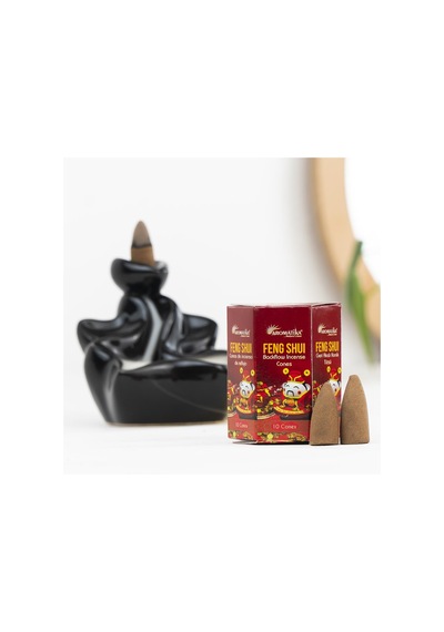 Aromatika Feng Shui Aromalı Geri Akışlı Şelale Tütsü